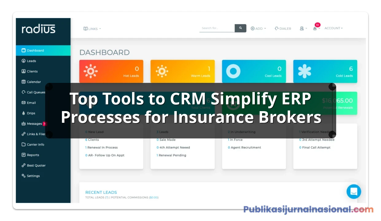 Top Tools To CRM Simplify ERP Processes For Insurance Brokers: Complete Guide, Features and Details